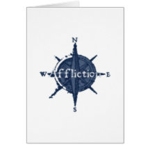 Blue Star Affliction Greeting Cards