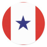 Blue Star Flag Sticker