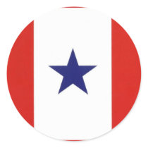 Blue Star Flag Sticker
