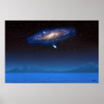 Blue Star Galaxy posters
