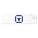 blue star icon bumper stickers