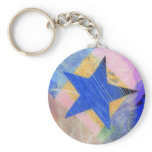 Blue Star Keychain