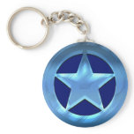 Blue Star Key Chains