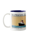 Blue Star Liner mugs