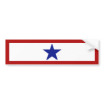 Blue Star Mum Bumper Sticker bumper stickers