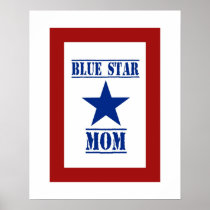 Blue Star Mum Military