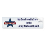 Blue Star Mum -  Son in Army National Guard bumper stickers