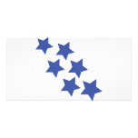 blue star rain icon photo cards