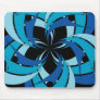 blue star shapes mouse pads