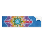 Blue Star Tie Dye bumper stickers