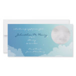 Blue Starry Sky New Baby Announcement Photo Cards photo cards