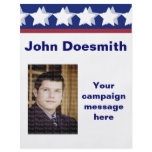 Blue Stars Campaign Election Flyer Templates