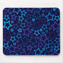 Blue Stars Mousemat