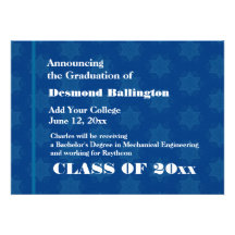 Blue Stars New Grad Announcement Any YearV3 G203