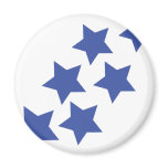 blue stars rain magnet