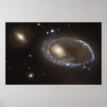 Blue Stars Ring Nucleus of Galaxy AM 0644-741 posters