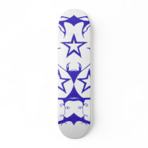 Blue Stars Custom Skateboard