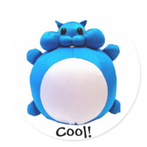 Blue Sticker