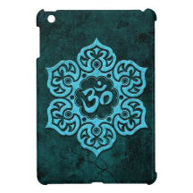 Blue Stone Floral Om