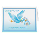 Blue stork cards