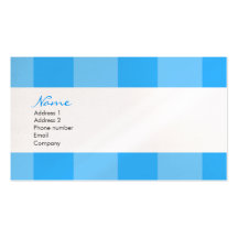 Blue Stripe Business Card