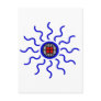 Blue Sun Postcard