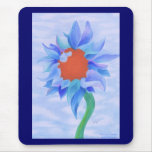 Blue Sunflower mousepads