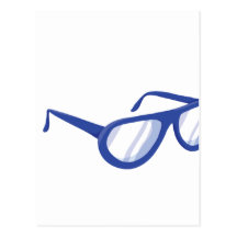 blue sunglasses.png post card