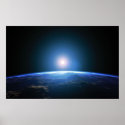 blue sunrise posters