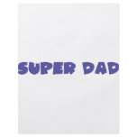blue super dad icon flyers