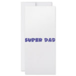 blue super dad icon rack cards