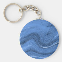BLUE SWIRL KEYCHAIN