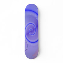 Blue Swirl Skateboard