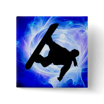 Blue Swirl Snowstorm