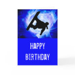 Blue Swirl Snowstorm cards