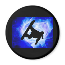 Blue Swirl Snowstorm