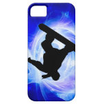 Blue Swirl Snowstorm Snowboard