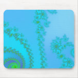 Blue Swirls - Mousepad