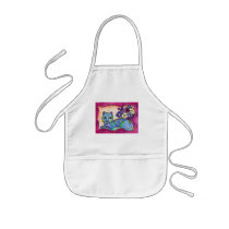 Blue Tabby Cat Aprons