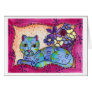 Blue Tabby Cat Greeting Cards