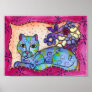 Blue Tabby Cat Posters