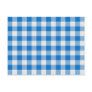 blue table cloth