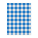 blue table cloth