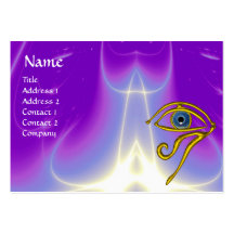 BLUE TALISMAN, purple violet white Business Cards
