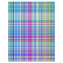 blue tartan pattern