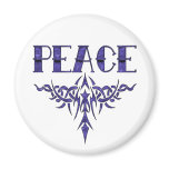 Blue Tattoo Peace Art