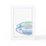 Blue Teacup Greeting Card
