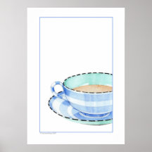 Blue Teacup poster