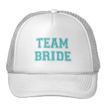 Blue Team Bride Hat