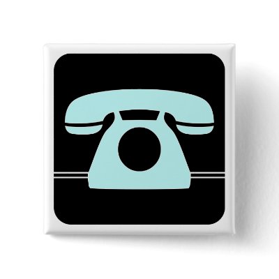 Blue Telephone Buttons by HiTopFop
